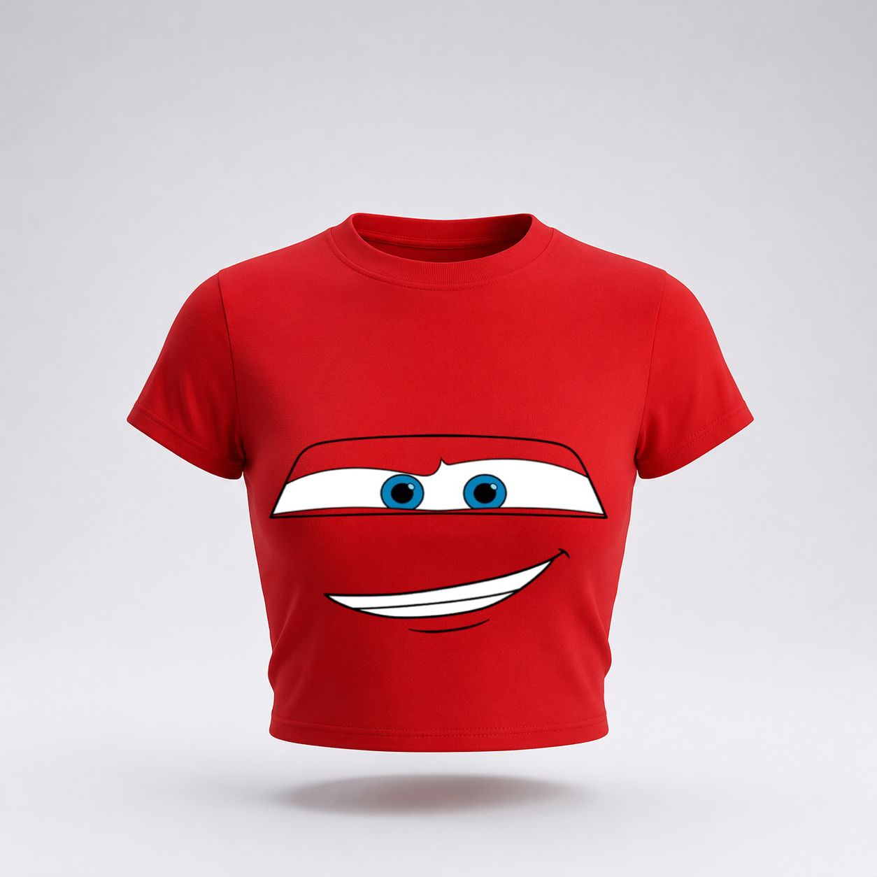FAB4 “Lightning Smile” Premium Women’s Crop Top