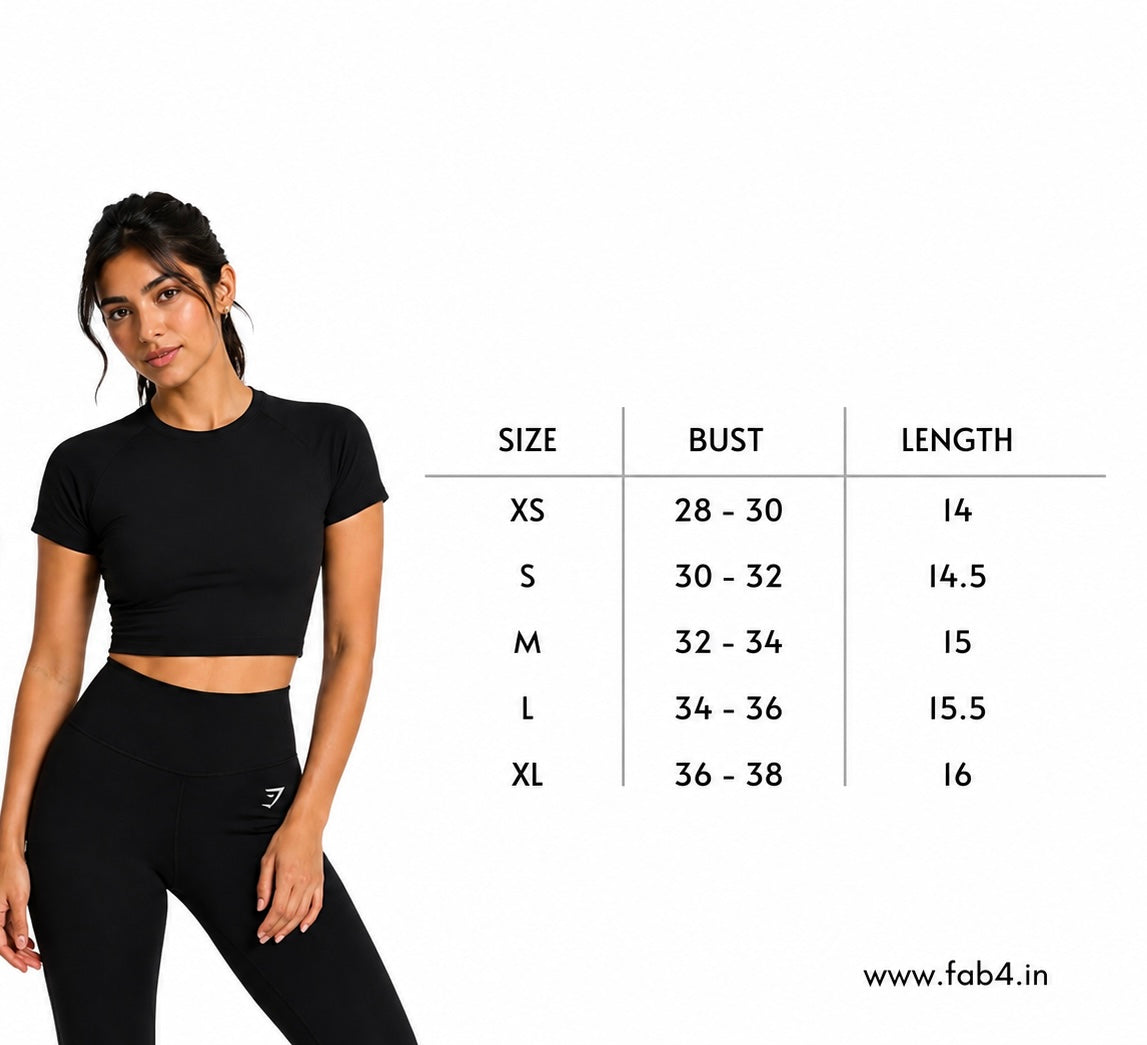 FAB4 “Lightning Smile” Premium Women’s Crop Top