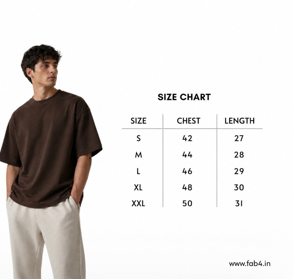 FAB4 Money Motion Oversized Graphic T-Shirt
